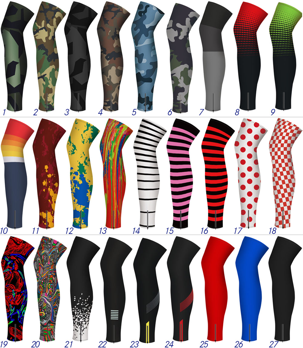 Cycling Protective Gear - Thermal Fleece Cycling Leg Warmers, MTB