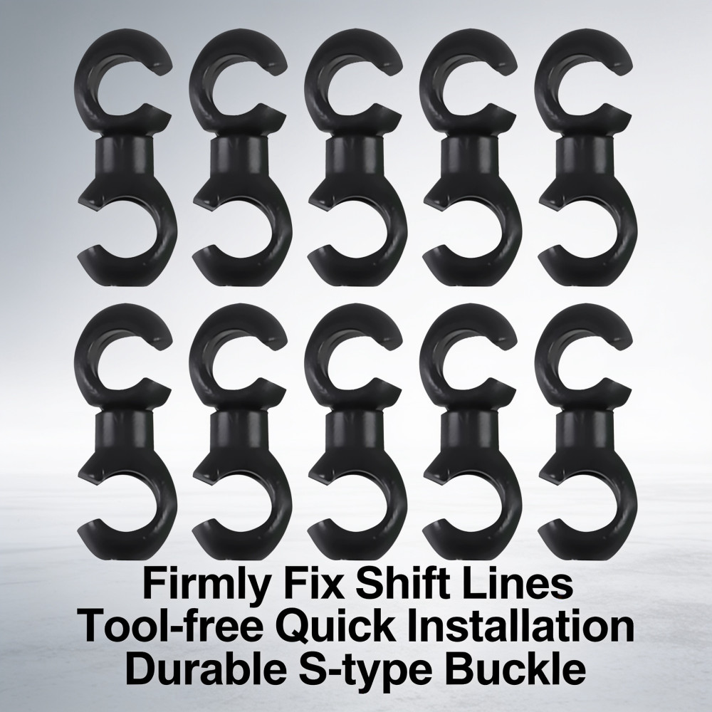 Cycling Gear Guide - 10pcs Bicycle Shift Gear Cable Buckles