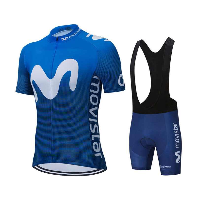 Cycling Protective Gear - New Summer Movistar Team Cycling Jersey
