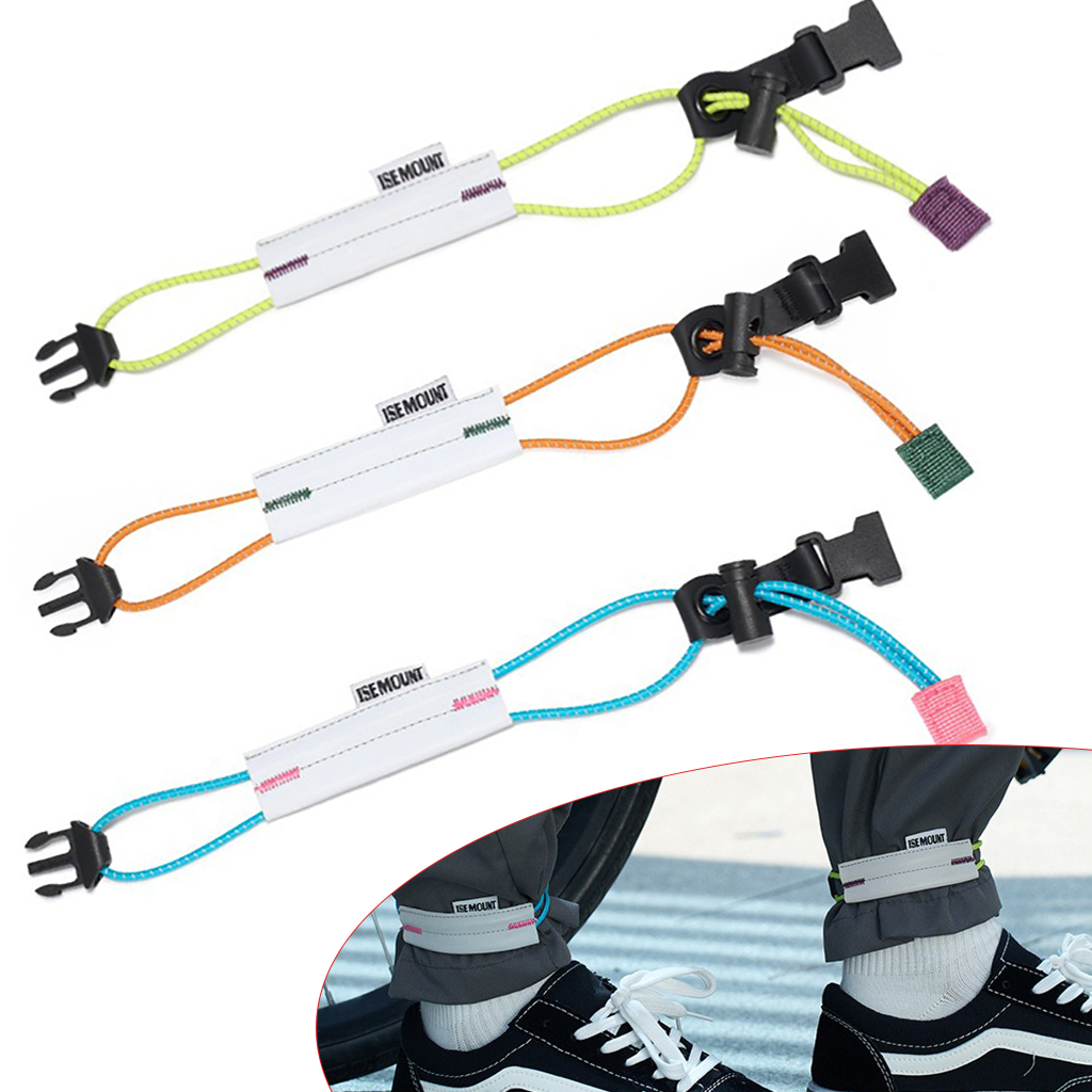 Gear In Cycling - Reflective Cycling Pants Strap Adjustable Bike