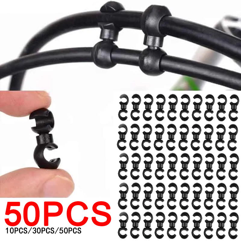 Cycling Gear Guide - Rotatable MTB Brake Cable Clips Bicycle