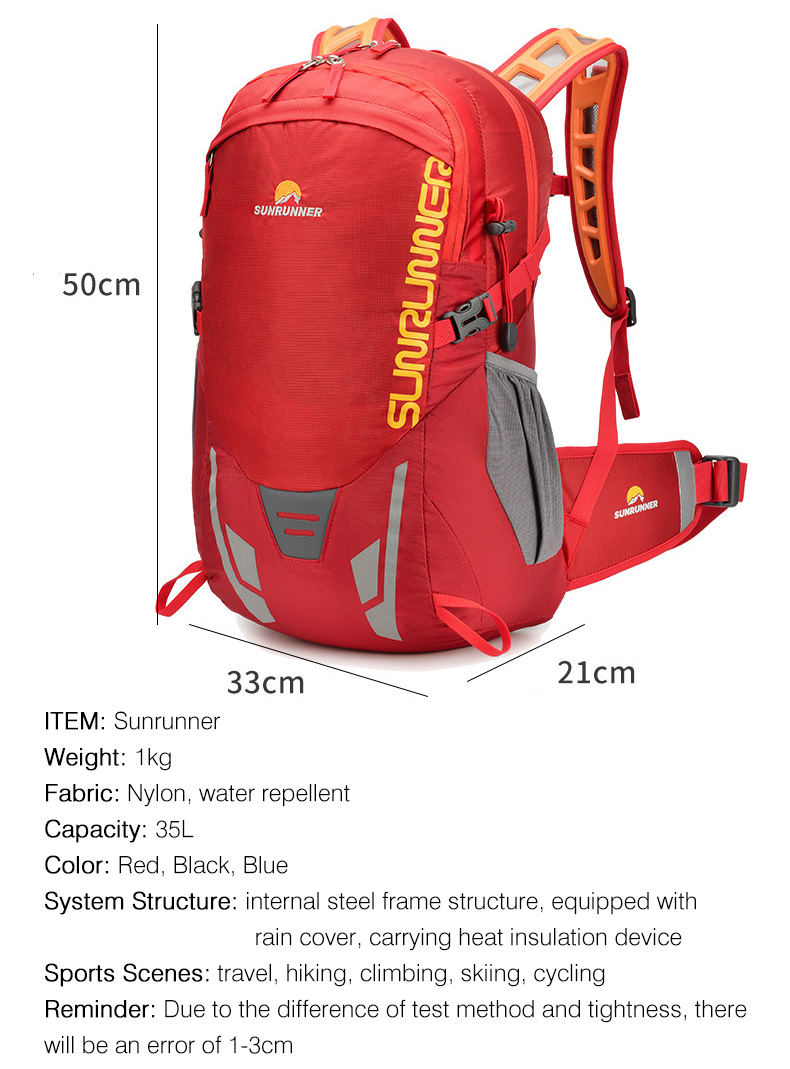35L Hiking Backpack Bag Large  - огляд і ціна Cycling Gear Pack