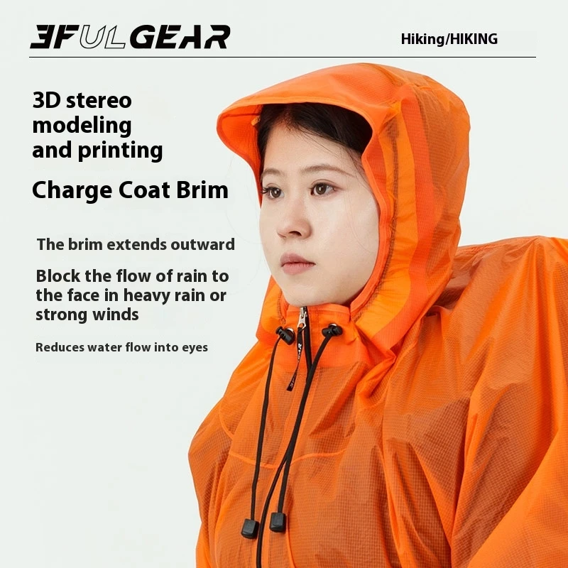 3F UL GEAR Zipper Raincoat 15D - огляд і ціна Cycling Gear Ladies