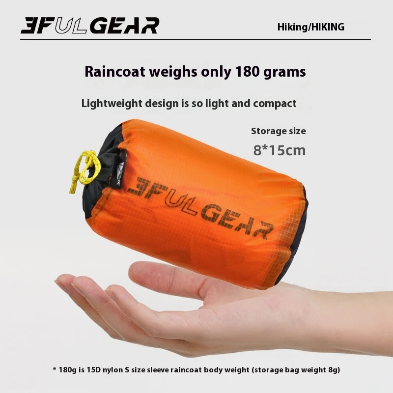 3F UL GEAR Zipper Raincoat 15D - огляд і ціна Cycling Gear Ladies