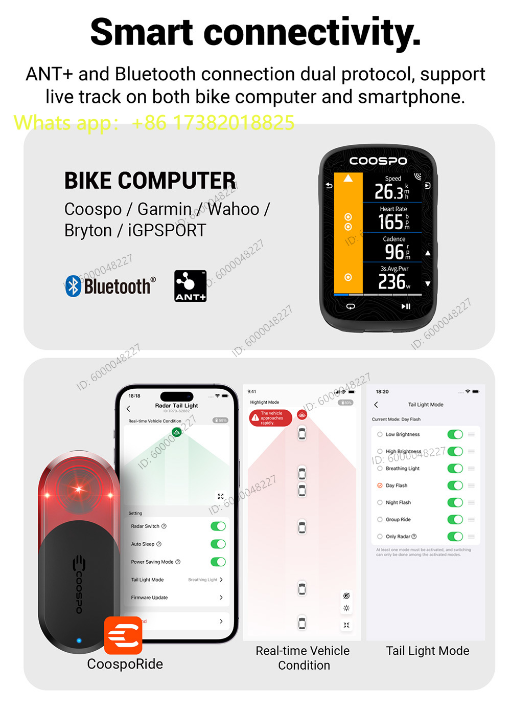 TR70 Radar Tail Light Smart Bi - огляд і ціна Bike Tail Light