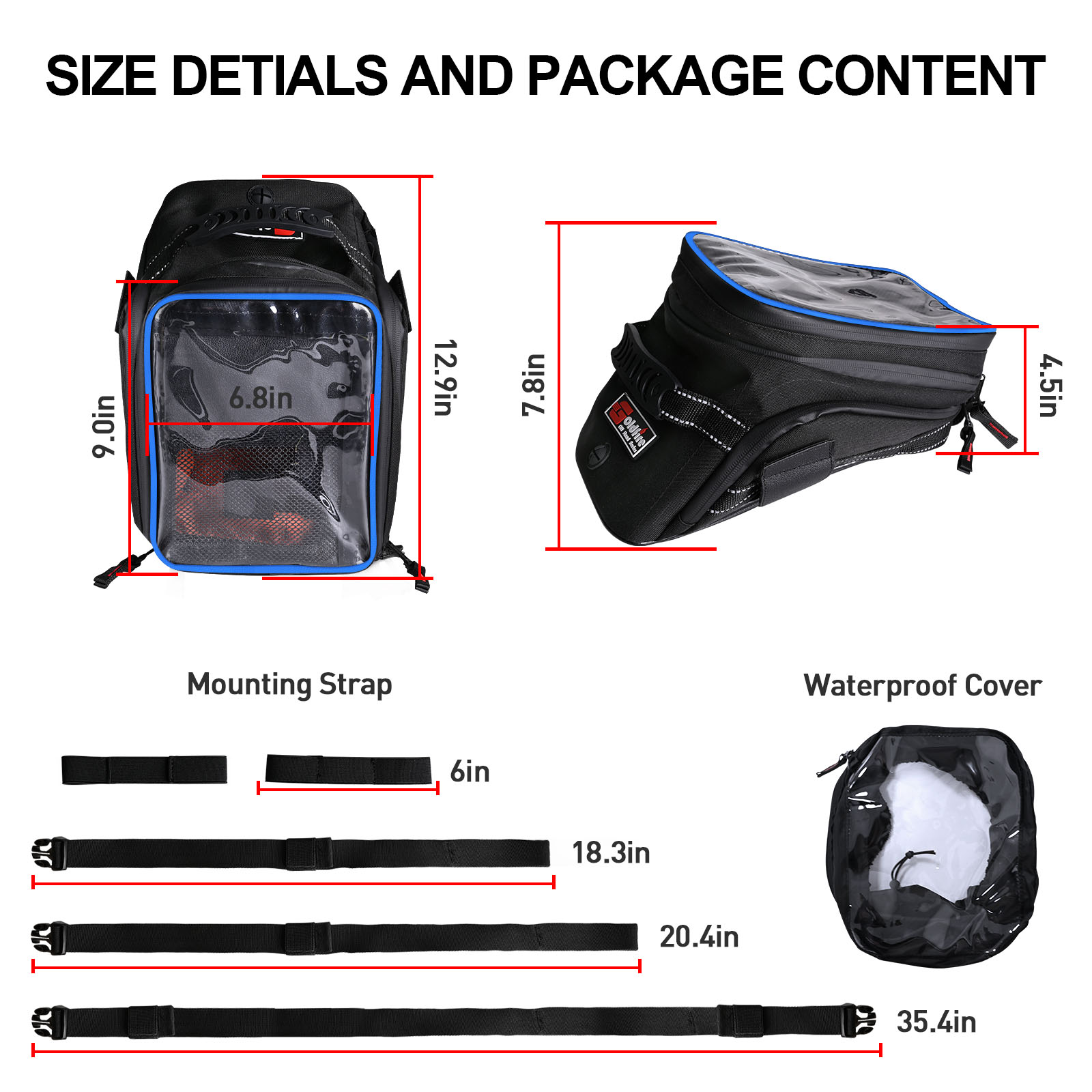 Large Capacity Expandable Moto - огляд і ціна Cycling Gear Pack
