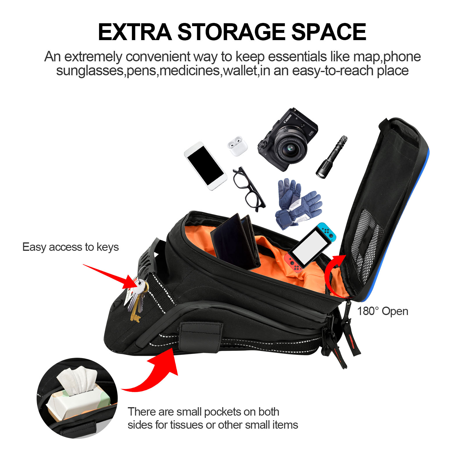Large Capacity Expandable Moto - огляд і ціна Cycling Gear Pack