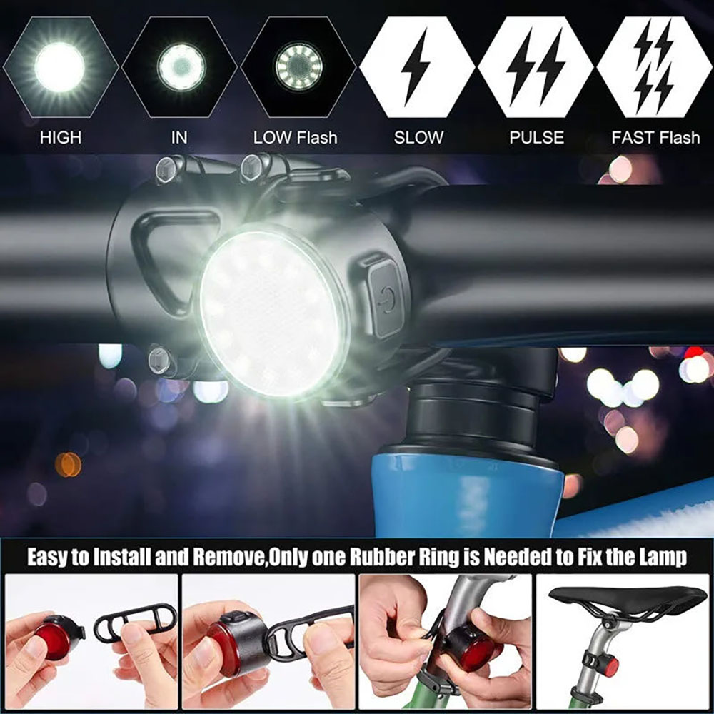 USB Rechargeable Waterproof LE - огляд і ціна Bike Tail Light