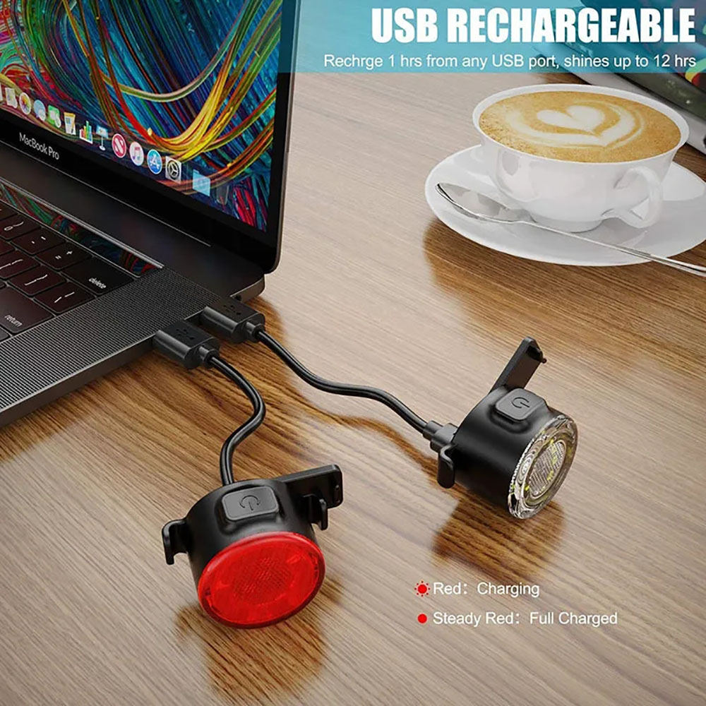 USB Rechargeable Waterproof LE - огляд і ціна Bike Tail Light